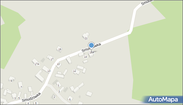 Myszków, Smudzówka, 16A, mapa Myszków