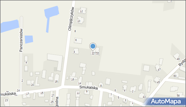 Niemcz, Smukalska, 12, mapa Niemcz