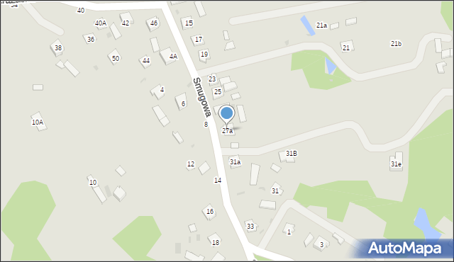 Nowa Dęba, Smugowa, 27a, mapa Nowa Dęba