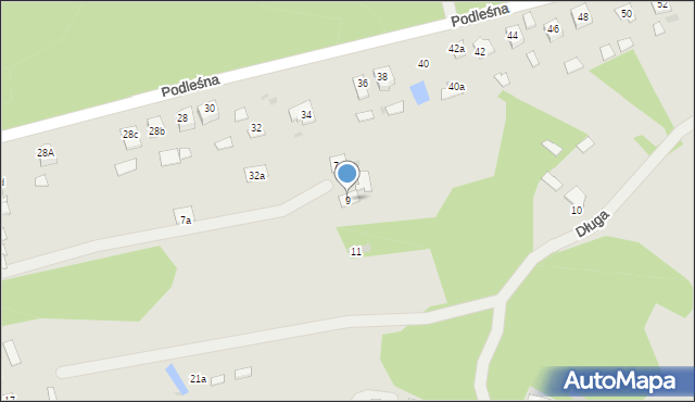 Nowa Dęba, Smugowa, 9, mapa Nowa Dęba