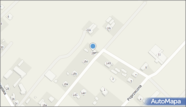 Nowa Wieś, Śmigielska, 16F, mapa Nowa Wieś