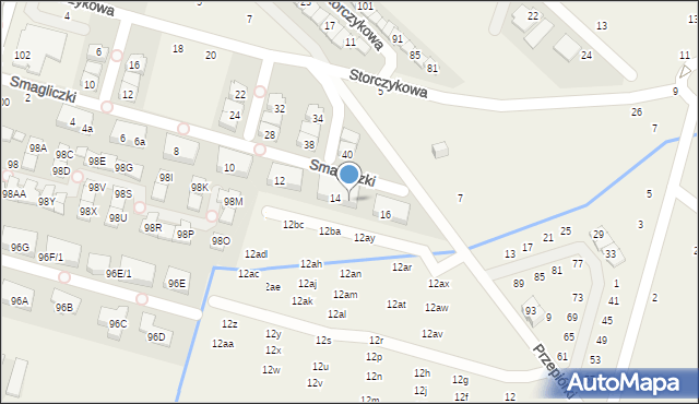 Nowa Wola, Smagliczki, 14a, mapa Nowa Wola