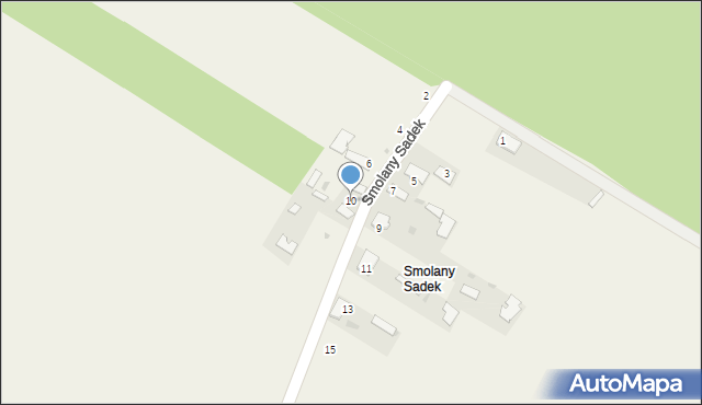 Nowosady, Smolany Sadek, 10, mapa Nowosady