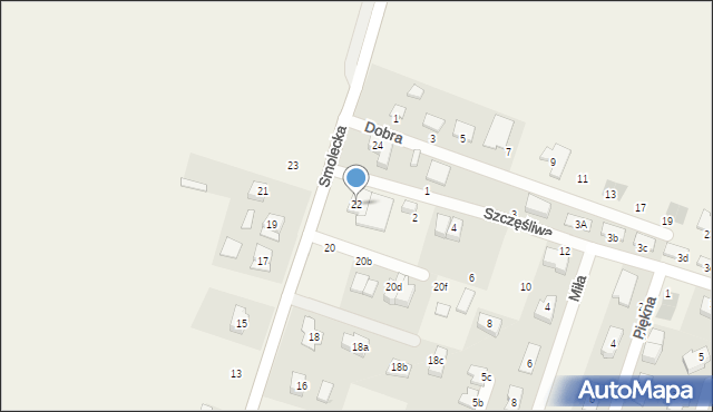 Pietrzykowice, Smolecka, 22, mapa Pietrzykowice