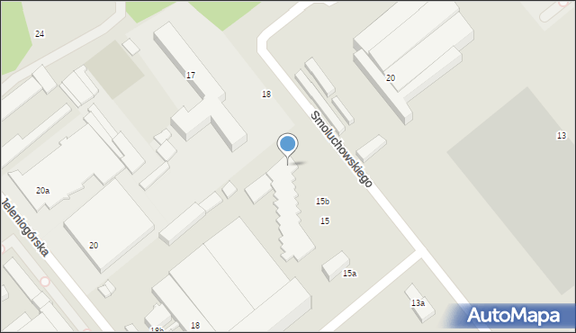 Poznań, Smoluchowskiego Mariana, 15c, mapa Poznania