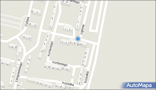 Prudnik, Smolki Alojzego, 10, mapa Prudnik