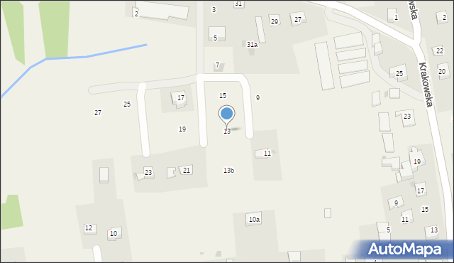 Siepraw, Smyków, 13, mapa Siepraw