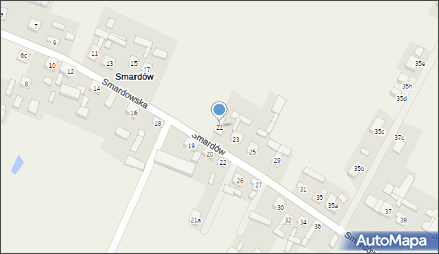 Smardów, Smardów, 21, mapa Smardów