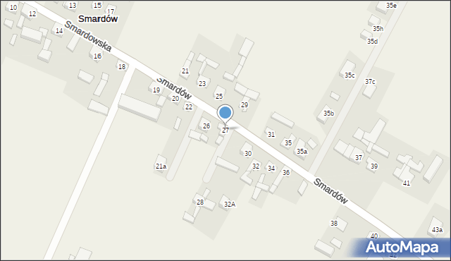 Smardów, Smardów, 27, mapa Smardów