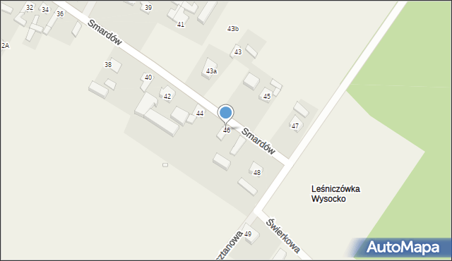 Smardów, Smardów, 46, mapa Smardów