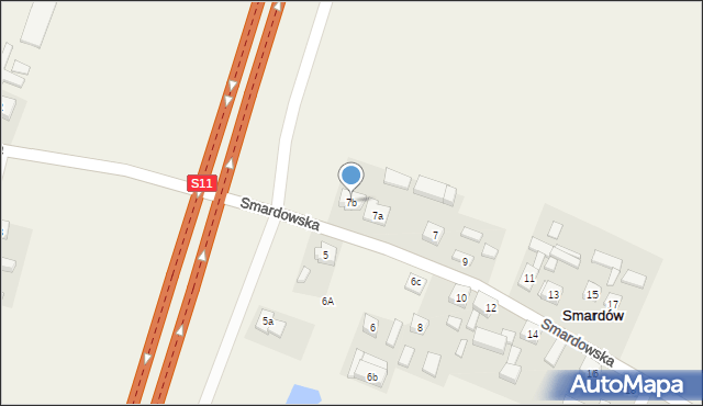 Smardów, Smardów, 7b, mapa Smardów