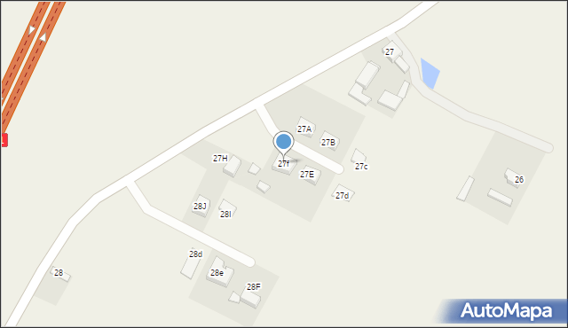 Smardowskie Olendry, Smardowskie Olendry, 27f, mapa Smardowskie Olendry