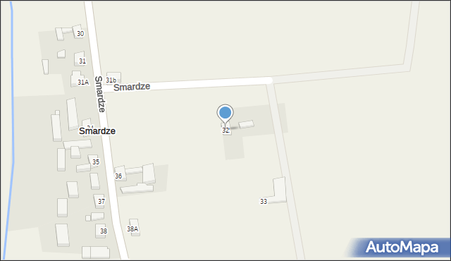Smardze, Smardze, 32, mapa Smardze
