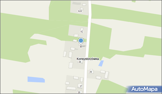 Smardzew, Smardzew, 40, mapa Smardzew