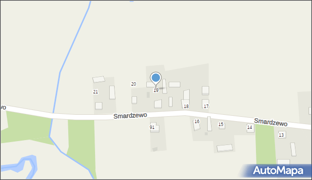 Smardzewo, Smardzewo, 19, mapa Smardzewo