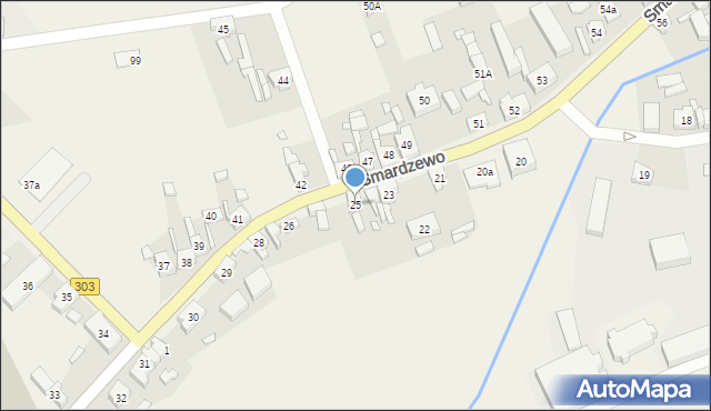 Smardzewo, Smardzewo, 25, mapa Smardzewo