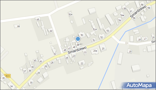 Smardzewo, Smardzewo, 49, mapa Smardzewo