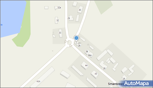 Smardzewo, Smardzewo, 28A, mapa Smardzewo