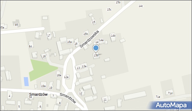 Smardzów, Smardzów, 13b, mapa Smardzów