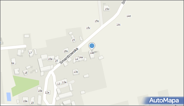 Smardzów, Smardzów, 14b, mapa Smardzów
