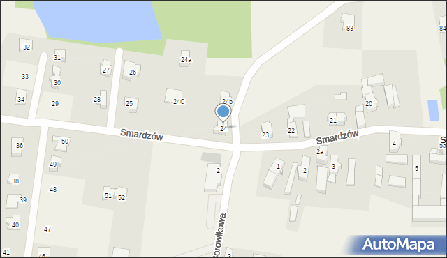 Smardzów, Smardzów, 24, mapa Smardzów
