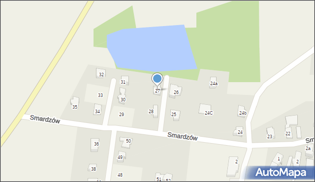 Smardzów, Smardzów, 27, mapa Smardzów