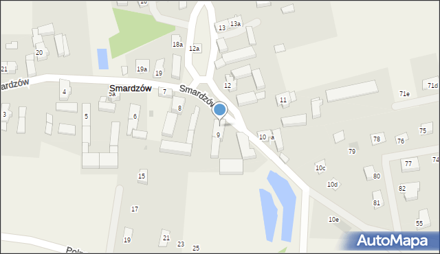 Smardzów, Smardzów, 9a, mapa Smardzów