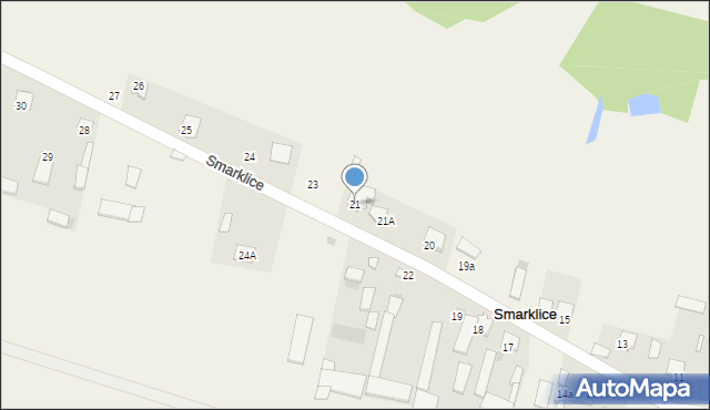 Smarklice, Smarklice, 21, mapa Smarklice