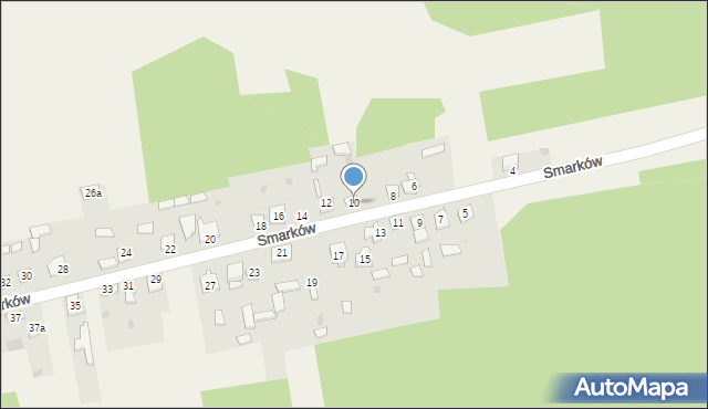 Smarków, Smarków, 10, mapa Smarków