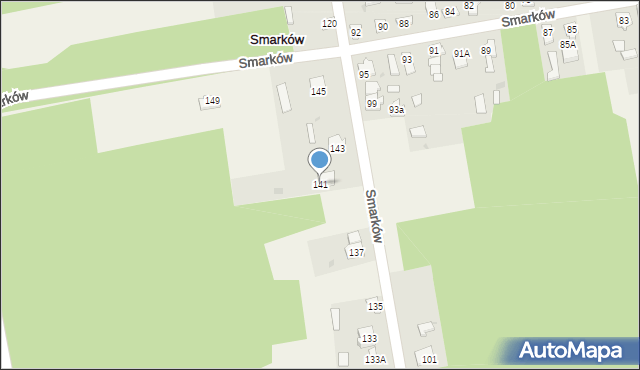 Smarków, Smarków, 141, mapa Smarków