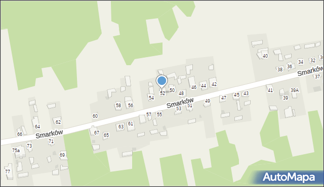 Smarków, Smarków, 52, mapa Smarków