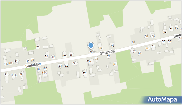 Smarków, Smarków, 66, mapa Smarków