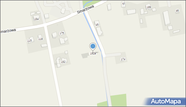 Smarżowa, Smarżowa, 192a, mapa Smarżowa