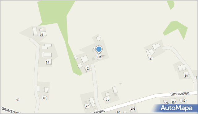 Smarżowa, Smarżowa, 93a, mapa Smarżowa