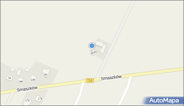Smaszków, Smaszków, 14, mapa Smaszków