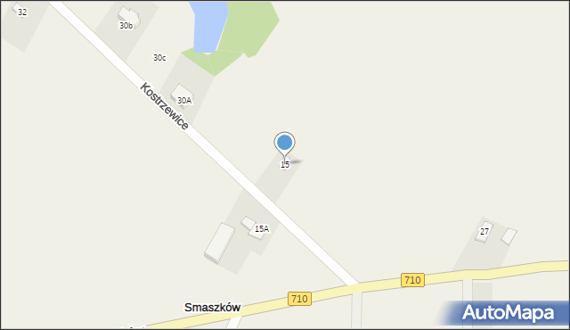 Smaszków, Smaszków, 15, mapa Smaszków