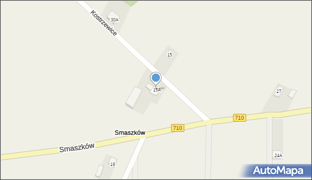 Smaszków, Smaszków, 15A, mapa Smaszków