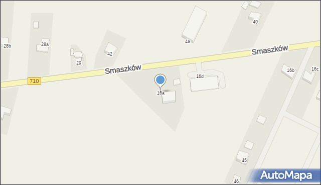 Smaszków, Smaszków, 16a, mapa Smaszków
