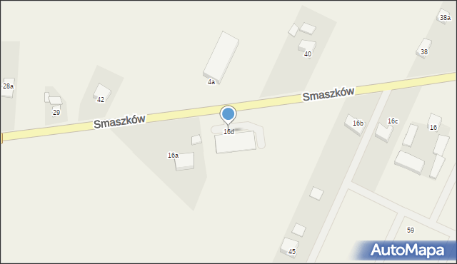 Smaszków, Smaszków, 16d, mapa Smaszków