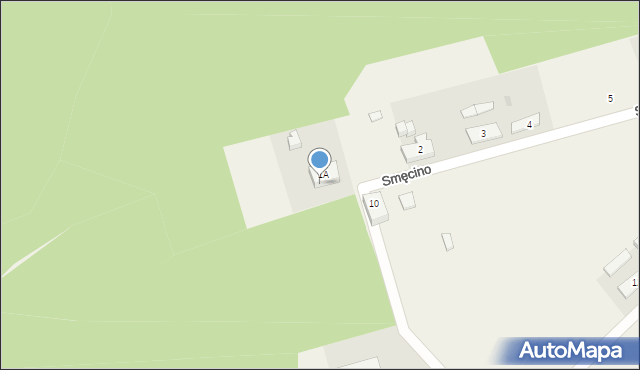 Smęcino, Smęcino, 1b, mapa Smęcino