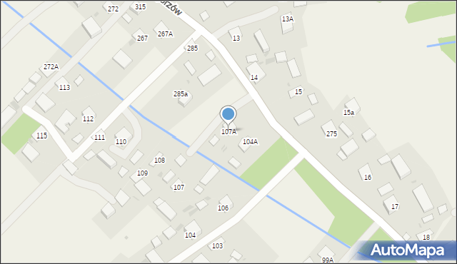 Smęgorzów, Smęgorzów, 107A, mapa Smęgorzów