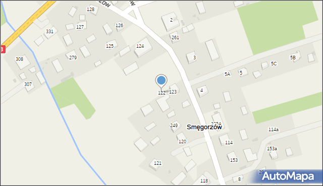 Smęgorzów, Smęgorzów, 122, mapa Smęgorzów