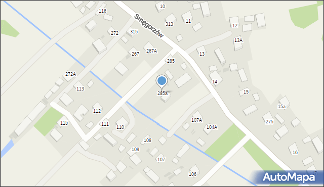 Smęgorzów, Smęgorzów, 285a, mapa Smęgorzów