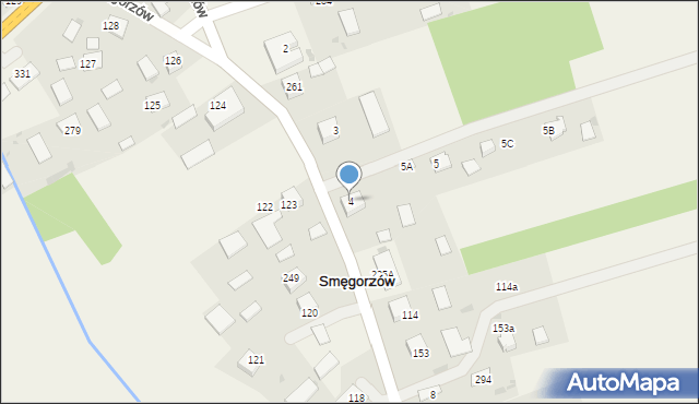 Smęgorzów, Smęgorzów, 4, mapa Smęgorzów