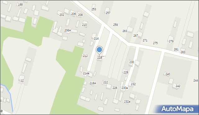 Smerdyna, Smerdyna, 218, mapa Smerdyna