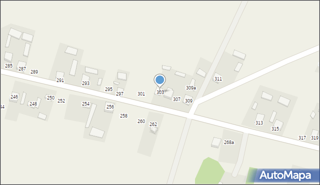 Smerdyna, Smerdyna, 303, mapa Smerdyna