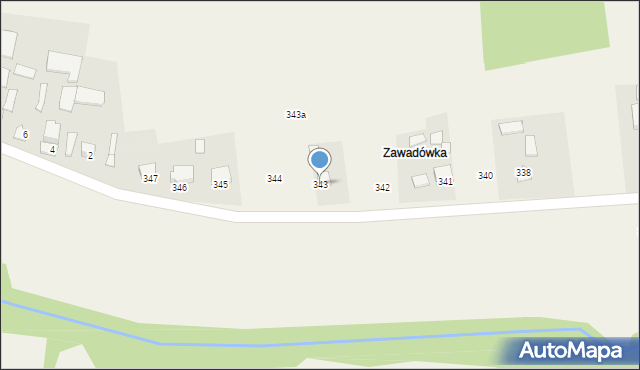 Smerdyna, Smerdyna, 343, mapa Smerdyna