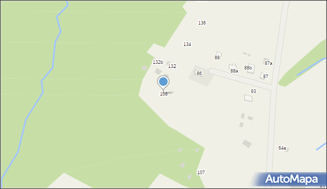 Smerek, Smerek, 108, mapa Smerek