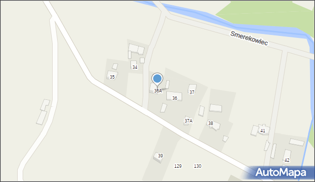Smerekowiec, Smerekowiec, 36A, mapa Smerekowiec