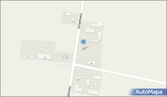 Smętówko, Smętówko, 14a, mapa Smętówko